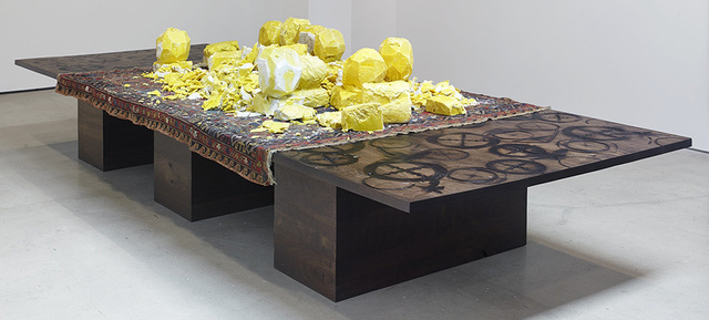 Untitled (shea butter table)