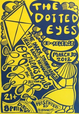 "Dotted Eyes" Concert Flyer