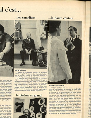 ''Montréal c'est...la haute couture''