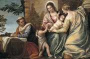 Madonna and Child with Saint Elizabeth, the Infant Saint John the Baptist, and Saint Catherine