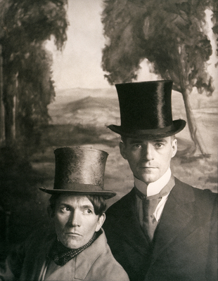 Portrait of the Artists (With Top Hats), 1865