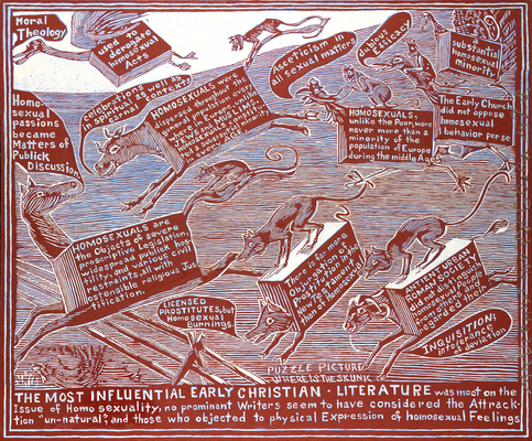 Conspiracy Painting IV: Homosexuality in the Middle Ages, 1928