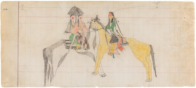 Sheridan Ledger Page (Courtship Scene)