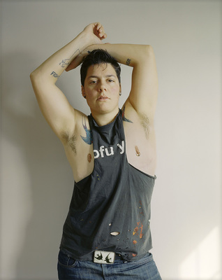 Self-portrait (muscle shirt)