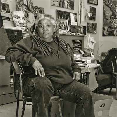 Gilda Snowden in Her Detroit Studio