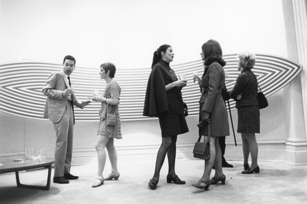 Opening of the Claude Tousignant exhibition at the Galerie Sherbrooke