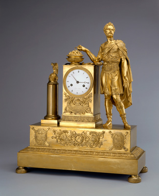 Gilded Bronze Mantel Clock (Hannibal)