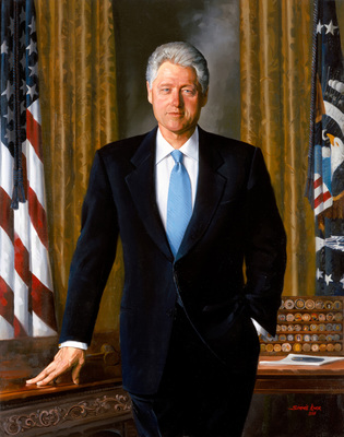 Bill Clinton Portrait