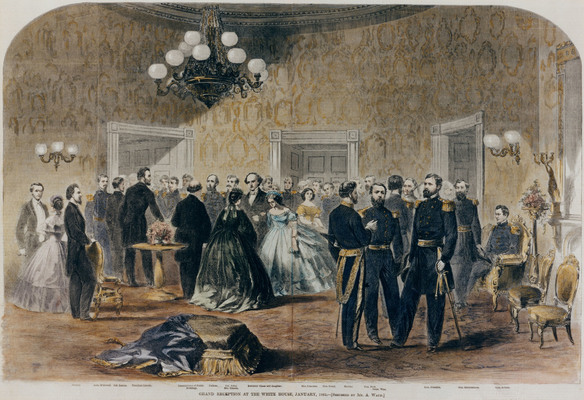 Grand Reception at the White House, January 1862
