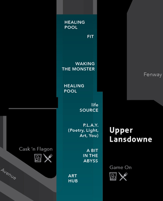 A tour of the projects on view on Upper Lansdowne Street