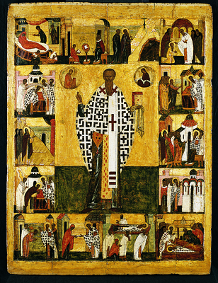 Saint Basil with Scenes from His Life