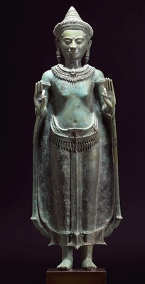 Standing crowned Buddha