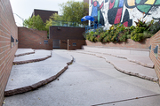 Granite Landscape, Fountain Wall, Granite Weaving