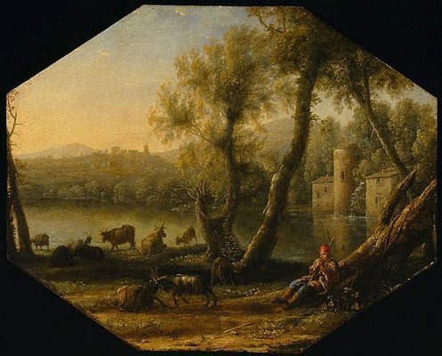 Pastoral landscape 