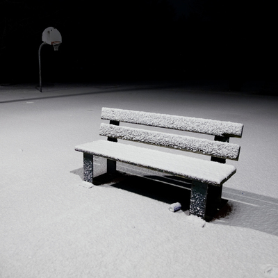 Snowy Bench