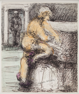 Figure at Piano, n.d.