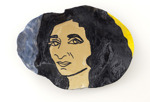 Self Portrait in Blue and Yellow, 2014