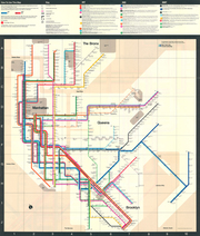 New York City Transit Authority Map '72