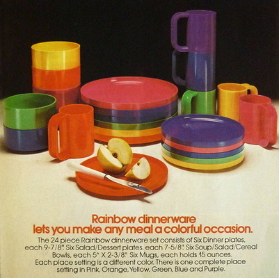 Heller Stacking Dishware (rainbow)