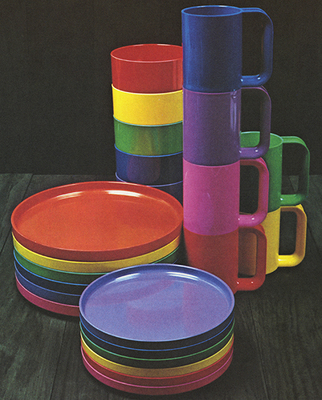 Heller Rainbow Dinnerware