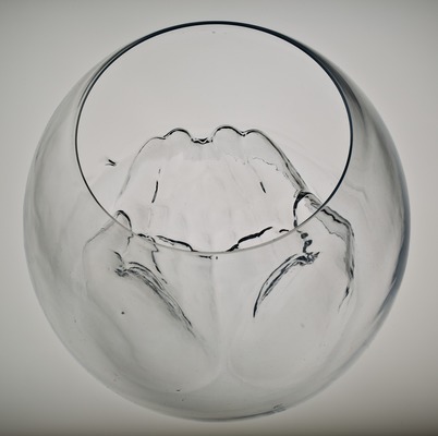 Untitled (glass bowl with molded handprints), 2004 