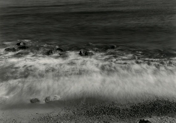 Incoming tide – Looking east, the North Atlantic Ocean, Montauk Point, East Hampton Township, (South Fork) Suffolk County, Long Island, New York, U.S.A., North America