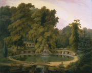 Temple, Fountain and Cave in Sezincote Park