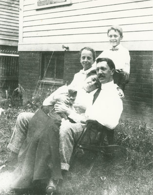 Norman Rockwell and Family, c. 1904