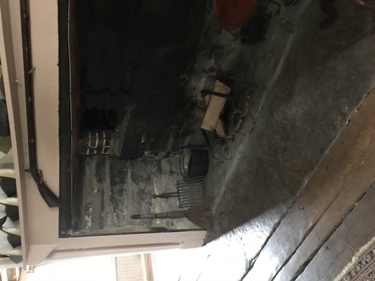 Clapboard Hill House Fireplace