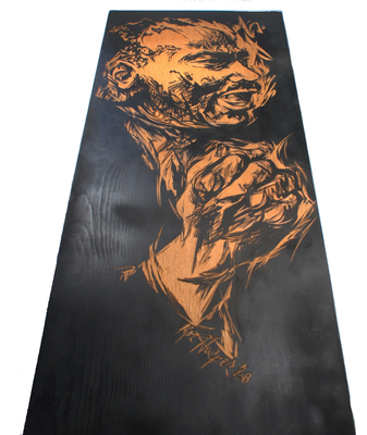 Martin Luther King Jr. Wood Carving