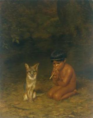 Boy with Fox