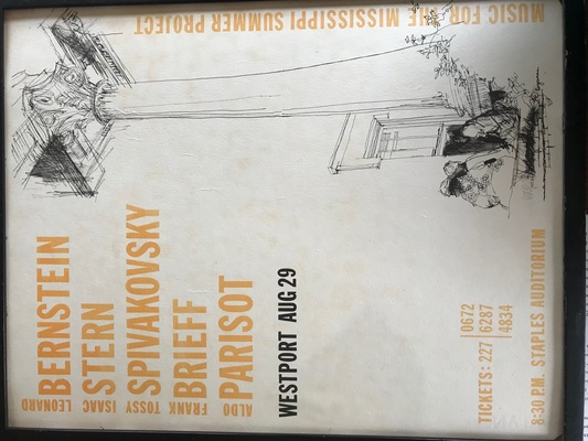 Bernstein Staples High School Concert Poster