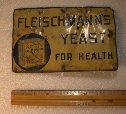 Fleischmann’s Yeast for Health Sign