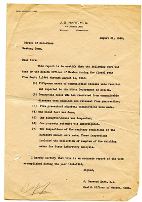 Health Officer Report