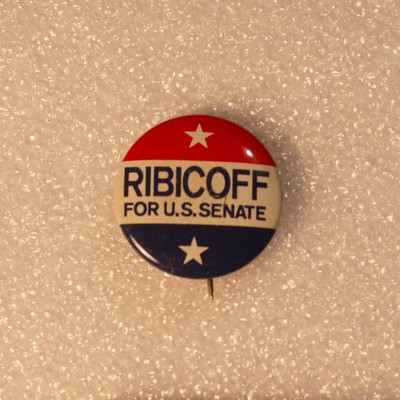 “Ribicoff for U.S. Senate” Campaign Pin