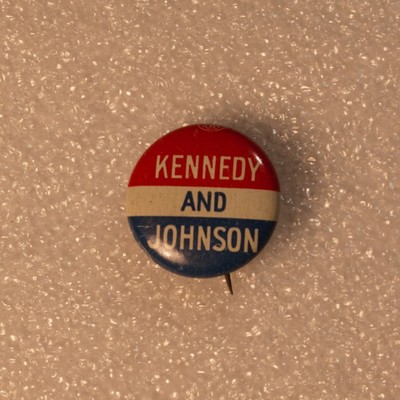 "Kennedy and Johnson" Campaign Pin