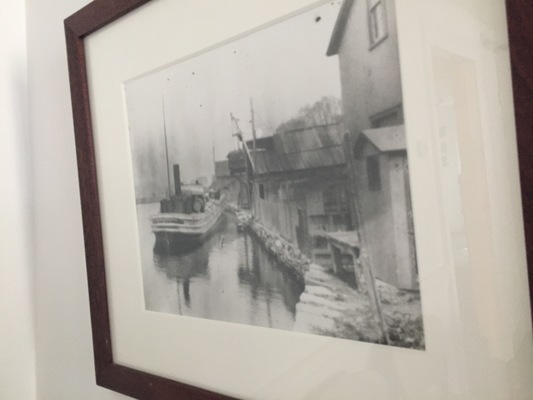 24. Coal Boat at Taylor and Richards Wharf
