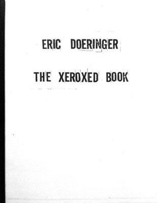 The Xeroxed Book