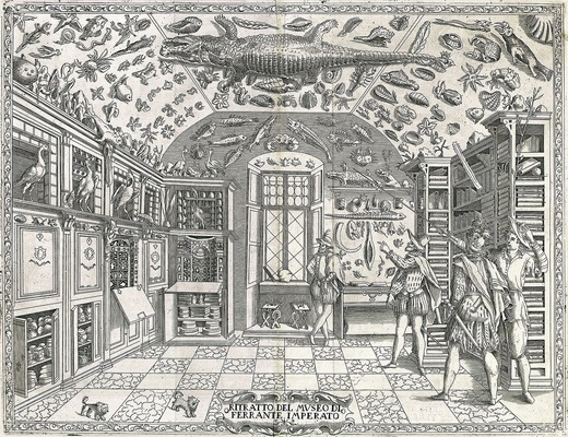 Dell’Historia Naturale & The Theatre of Nature or Curiosity Filled the Cabinet