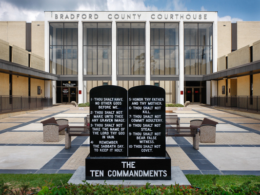 Following the Ten Commandments: Bradford County Courthouse, Starke, FL