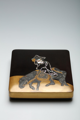 Writing Box with Horse and Rider