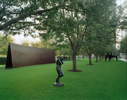 Nasher Sculpture Center Garden (verbal description)