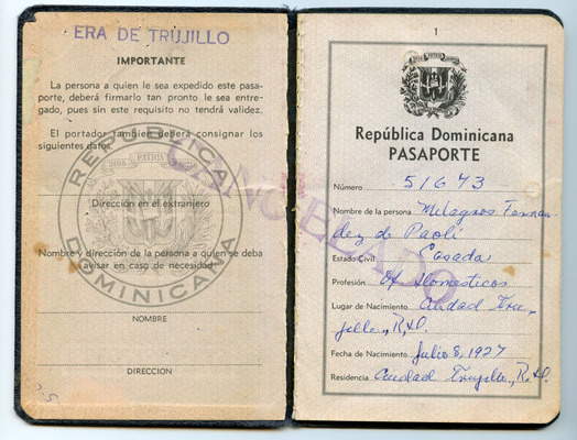 Dominican Republic Passport