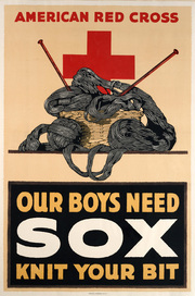 American Red Cross. Our Boys Need Sox. Knit Your Bit
