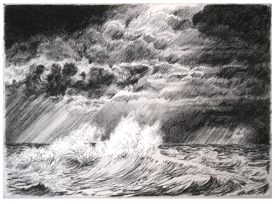 Approaching Storm Drawing by Mike Hinojosa - Fine Art America