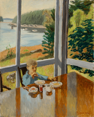 Boy at Breakfast