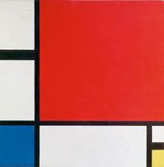 Composition with Red Blue and Yellow