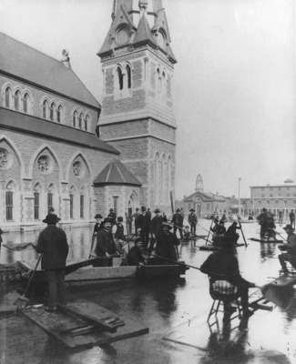 Haymarket Square and St. Stephen's Church