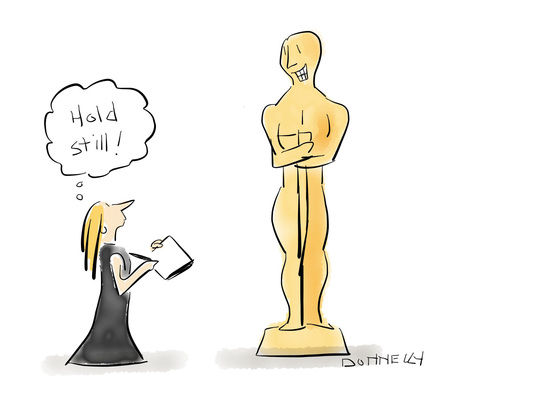 Live Drawing at the Oscars