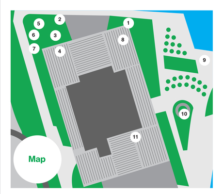 Sculpture Garden Map